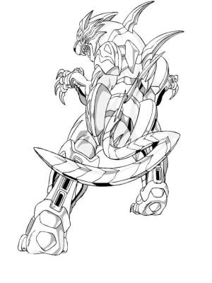 Bakugan boyama sayfası,  coloring page, İyi Tigrerra, 