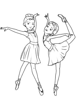Balerin boyama sayfası,  coloring page, , 