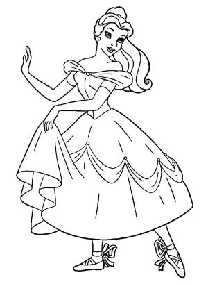 Balerin boyama sayfası,  coloring page, , 