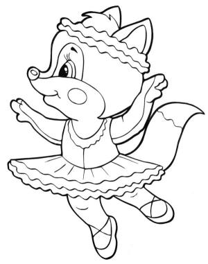 Balerin boyama sayfası,  coloring page, , 