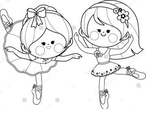 Balerin boyama sayfası,  coloring page, , 
