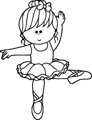 Balerin boyama sayfası,  coloring page, , 