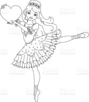 Balerin boyama sayfası,  coloring page, , 
