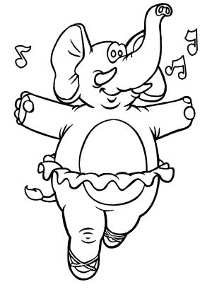 Balerin boyama sayfası,  coloring page, , 