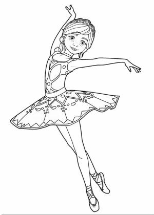 Balerin boyama sayfası,  coloring page, , 
