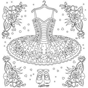 Balerin boyama sayfası,  coloring page, , 