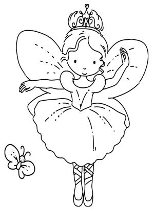 Balerin boyama sayfası,  coloring page, , 