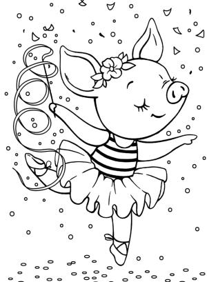 Balerin boyama sayfası,  coloring page, , 