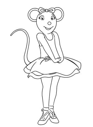 Balerin boyama sayfası,  coloring page, , 