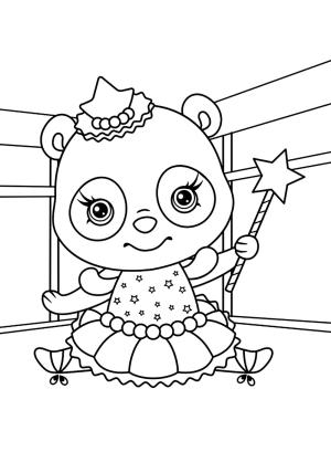 Balerin boyama sayfası,  coloring page, , 