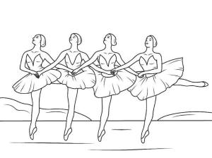 Balerin boyama sayfası,  coloring page, , 