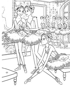 Balerin boyama sayfası,  coloring page, , 