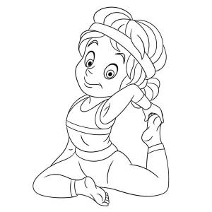 Balerin boyama sayfası,  coloring page, , 