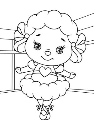 Balerin boyama sayfası,  coloring page, , 