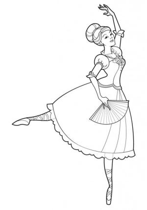 Balerin boyama sayfası,  coloring page, , 