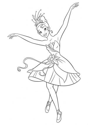Balerin boyama sayfası,  coloring page, , 