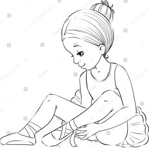 Balerin boyama sayfası,  coloring page, , 