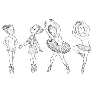 Balerin boyama sayfası,  coloring page, , 