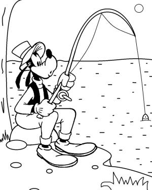 Balık Tutma boyama sayfası,  coloring page, Tom’la Balık Tutmak, 