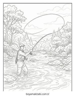 Balık boyama sayfası – yaratıcılığı geliştirir, keyifli zaman