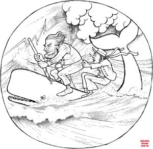 Balina boyama sayfası, Whales coloring page, , whales whale riding illustration 