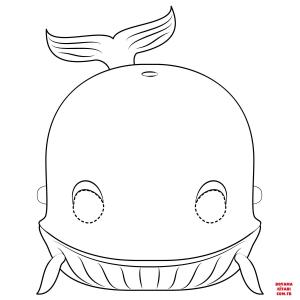 Balina boyama sayfası, Whales coloring page, , whales whale mask 