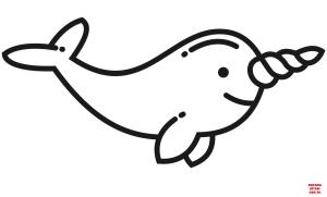 Balina boyama sayfası, Whales coloring page, , whales narwhal 