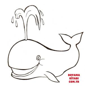 Balina boyama sayfası, Whales coloring page, , whales whale spouts water 