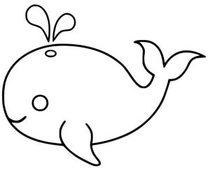 Balina boyama sayfası, Whales coloring page, Kawaii Balinası, 