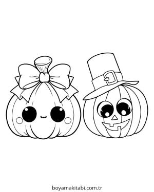 Balkabağı boyama sayfası – yaratıcılık, eğlenceli etkinlik