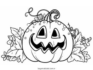 Balkabağı boyama sayfası – ücretsiz yazdır, boyama etkinliği