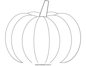 Balkabağı boyama sayfası – eğitici aktivite, yaratıcılık