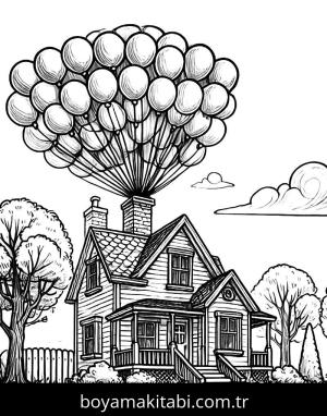 Balon boyama sayfası,  coloring page, , 