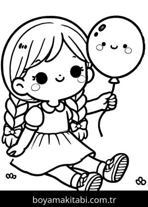 Balon boyama sayfası,  coloring page, , 