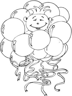 Balon boyama sayfası,  coloring page, Ücretsiz yazdırılabilir balonlar, 