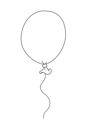 Balon boyama sayfası,  coloring page, Çocuklar İçin Balonlar, 