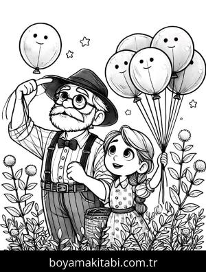 Balon boyama sayfası,  coloring page, , 