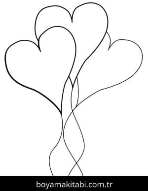 Balonlar boyama sayfası – ücretsiz yazdır, boyama etkinliği