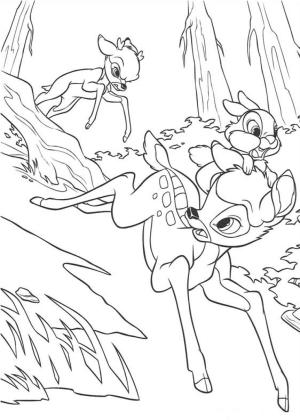 Bambi 2 boyama sayfası,  coloring page, Yazdırılabilir Bambi, 