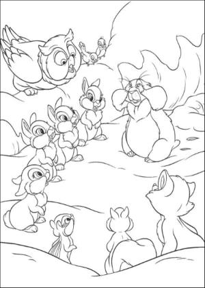 Bambi 2 boyama sayfası,  coloring page, Bambi Karakterleri, 