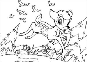 Bambi 2 boyama sayfası,  coloring page, Çalışan Bambi, 