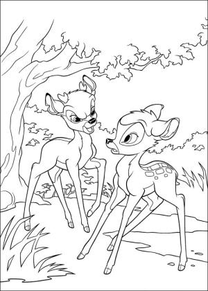 Bambi 2 boyama sayfası,  coloring page, Bambi ve Kızgın Ronno, 