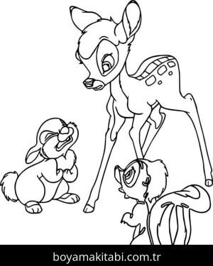 Bambi boyama sayfası 50705,  coloring page, 
