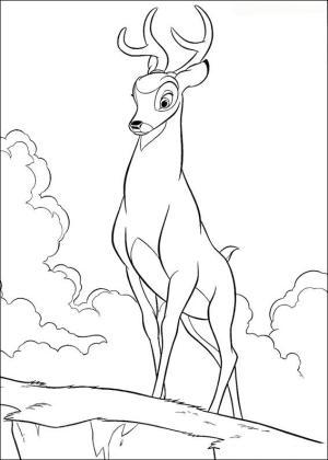 Bambi boyama sayfası,  coloring page, Bambi konumundan Ronno, 