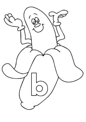 Muz boyama sayfası,  coloring page, Inanılmaz Muz, 