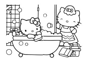 Banyo boyama sayfası,  coloring page, Görüntü Banyo, 