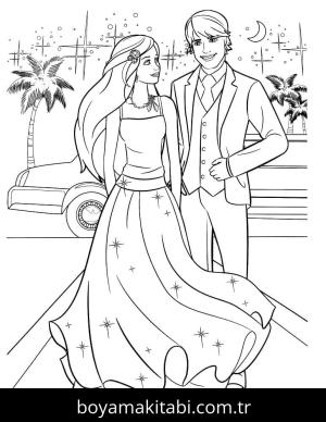 Barbie boyama sayfası 50777, Barbie coloring page, 