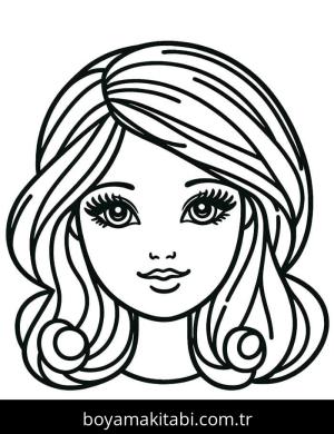 Barbie boyama sayfası 50773, Barbie coloring page, 