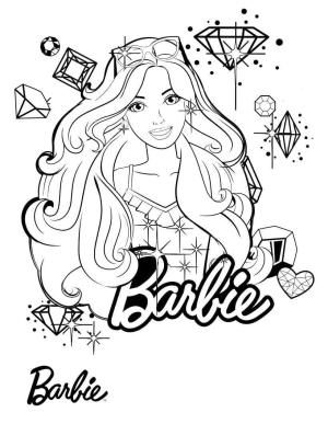 Barbie boyama sayfası, Barbie coloring page, Barbie ve Elmaslar, 