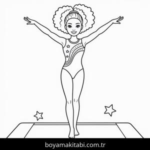 Barbie boyama sayfası – renkli çizimler, okul öncesi